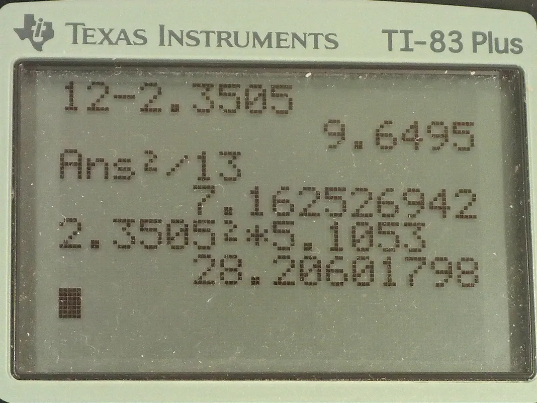 Calculator screenshot