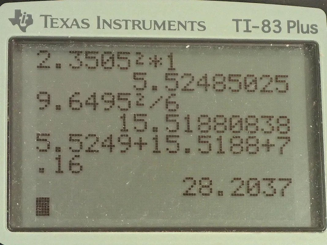 Calculator screenshot