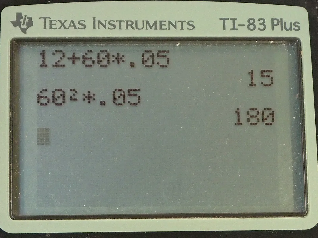 Calculator screenshot