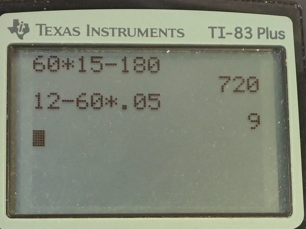 Calculator screenshot