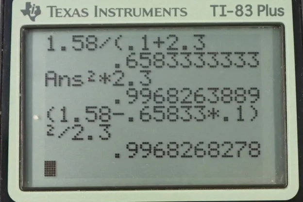 Calculator screenshot