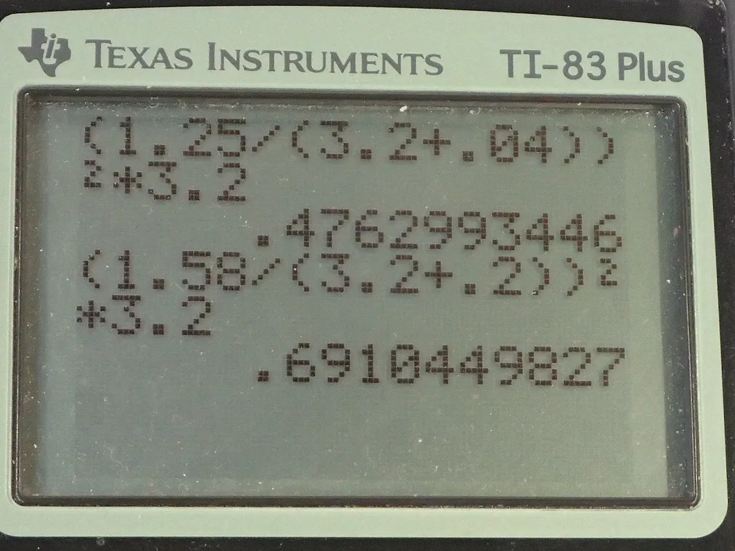Calculator screenshot