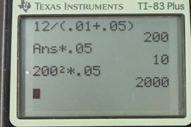 Calculator screenshot