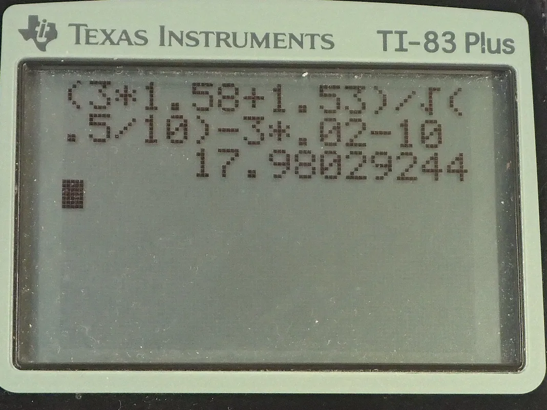Calculator screenshot