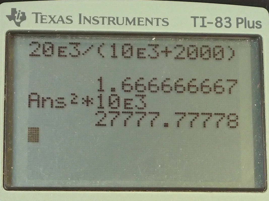 Calculator screenshot