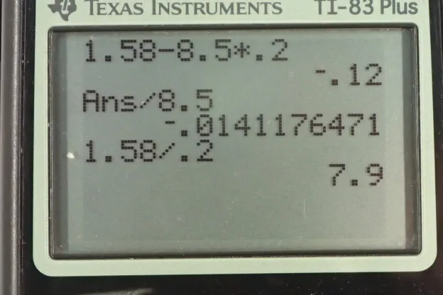 Calculator screenshot