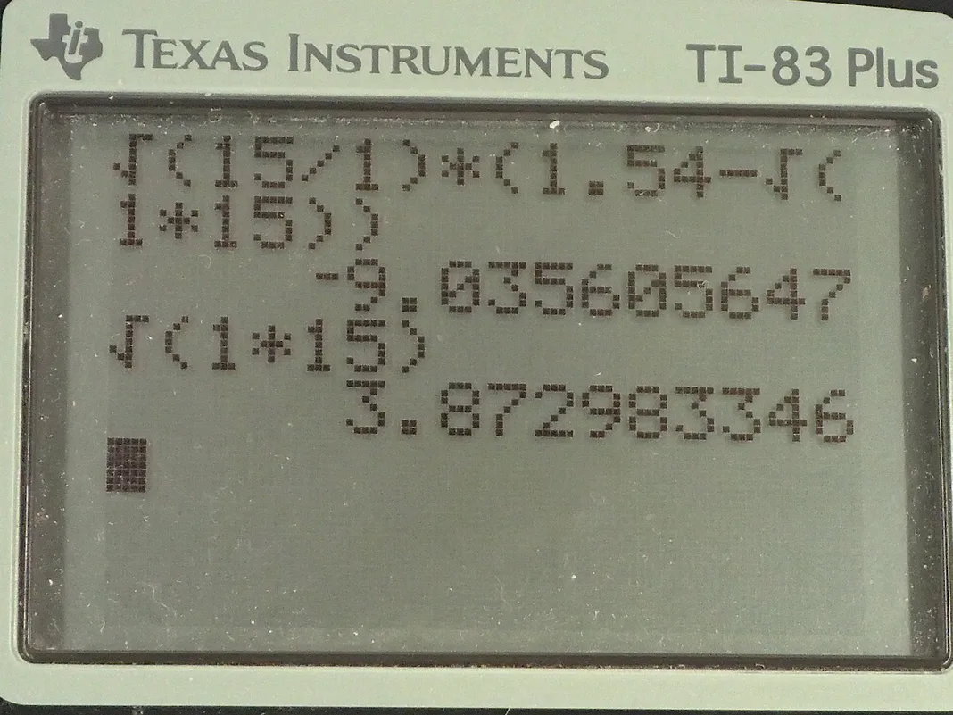 Calculator screenshot