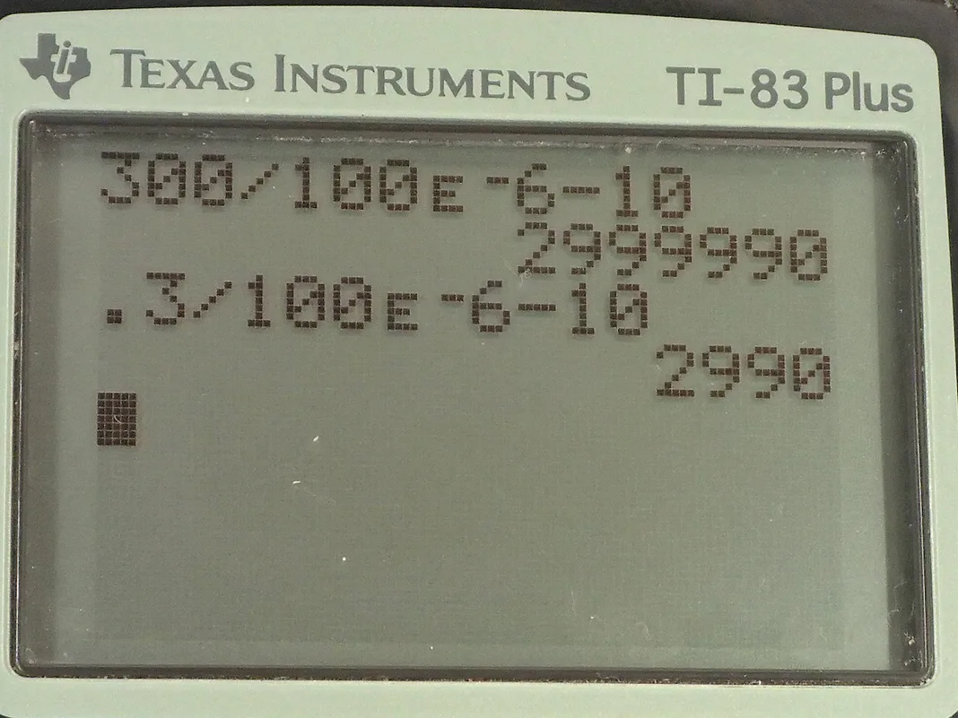 Calculator screenshot