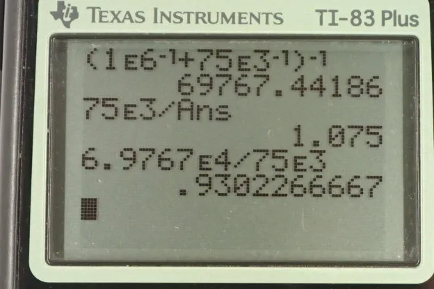 Calculator screenshot
