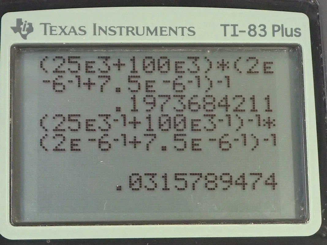 Calculator screenshot