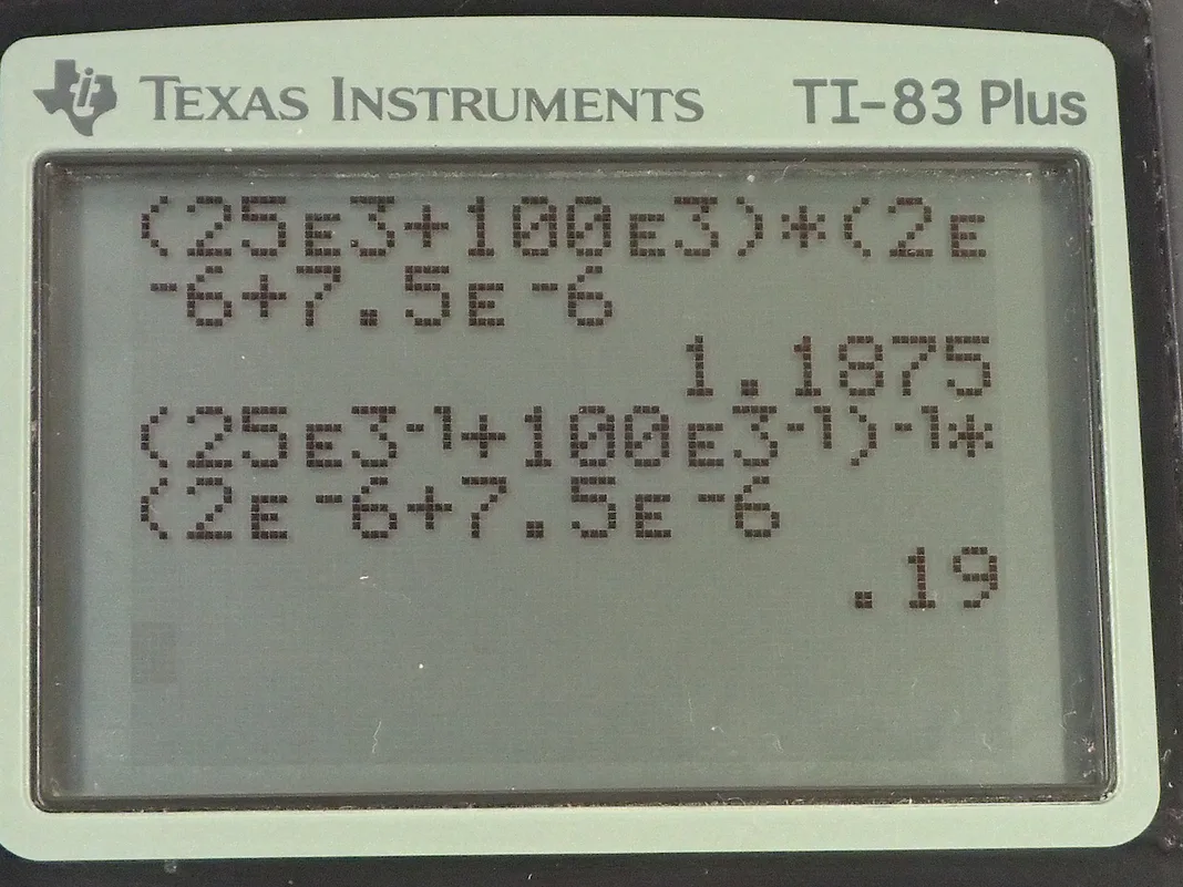 Calculator screenshot
