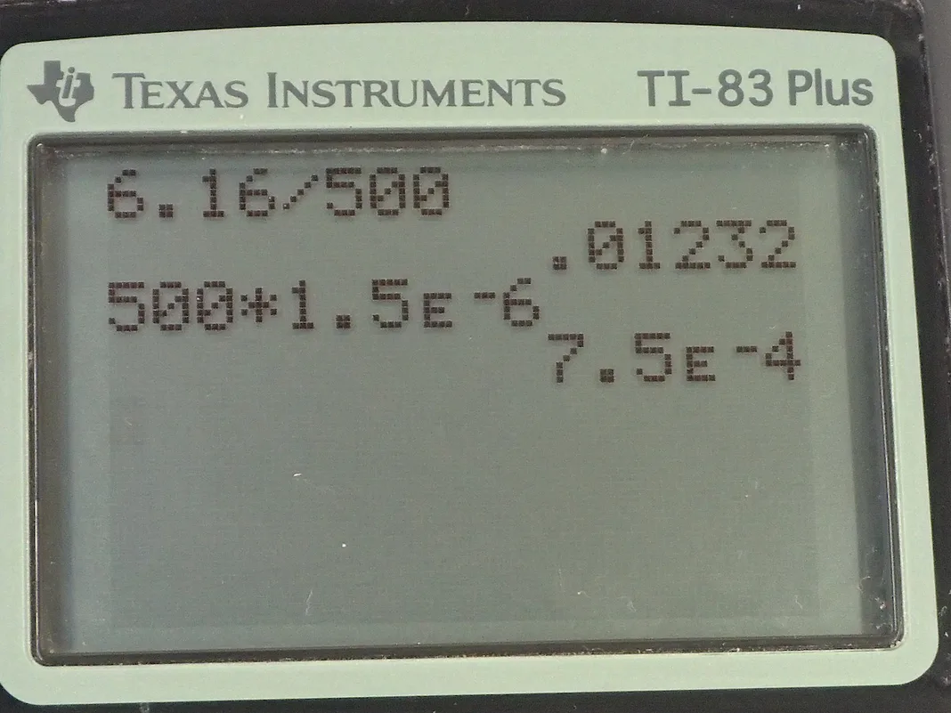 Calculator screenshot