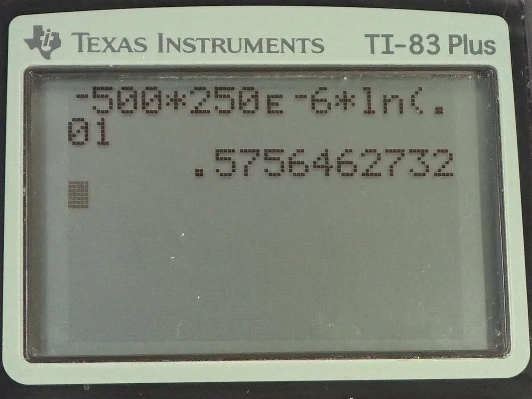 Calculator screenshot