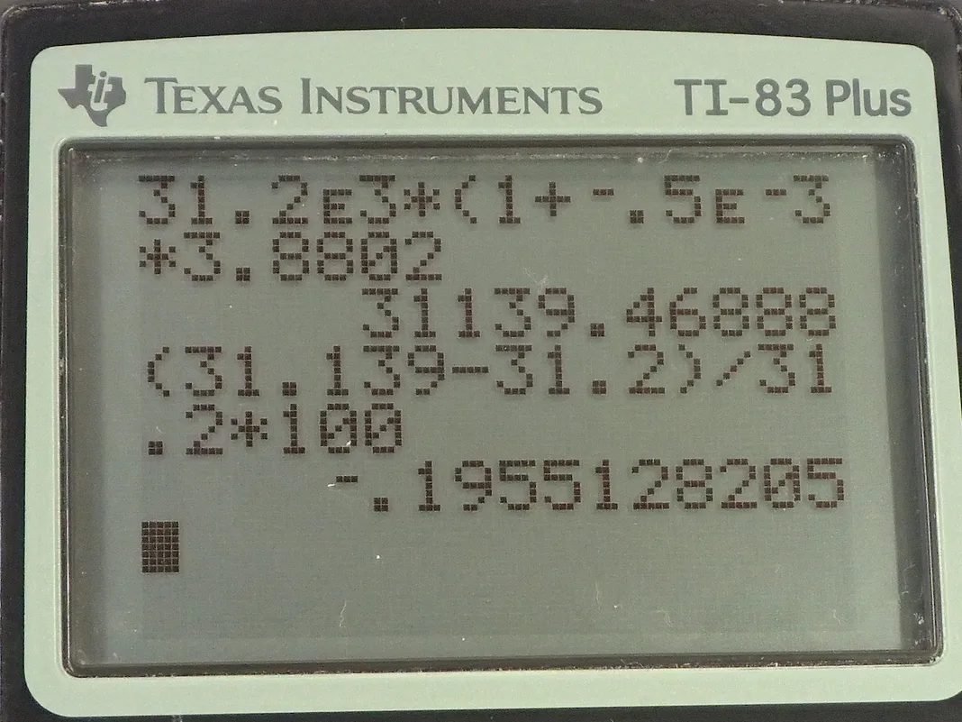 Calculator screenshot