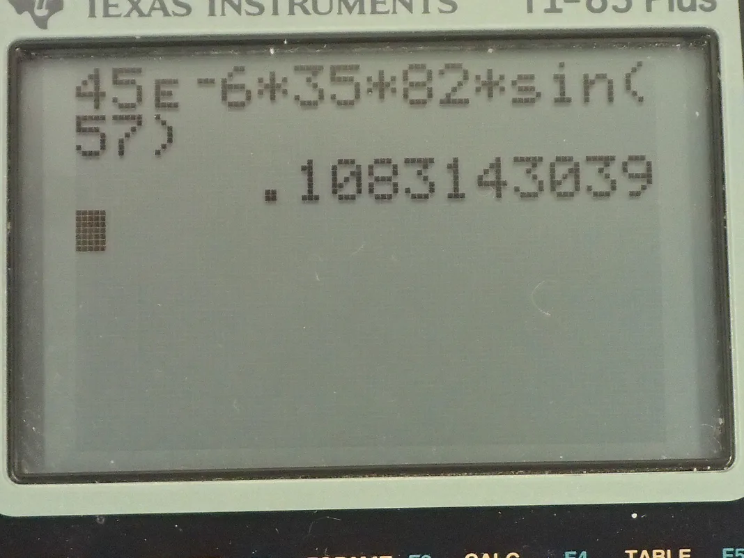 Calculator screenshot
