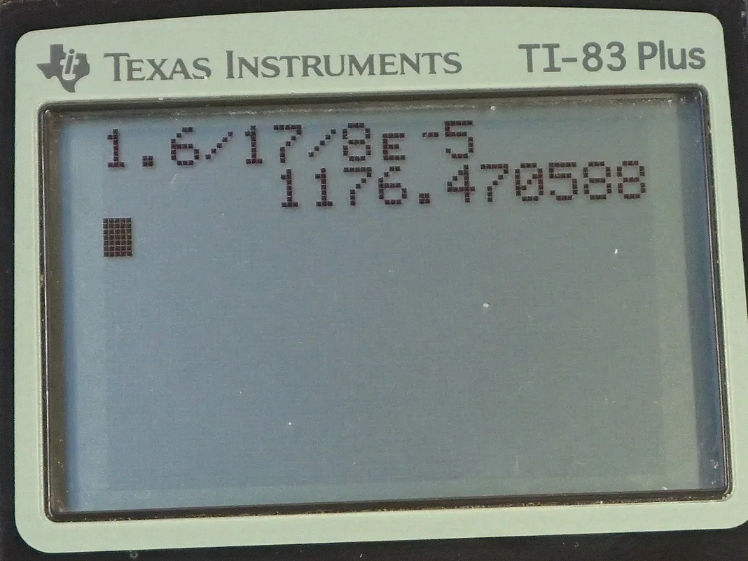 Calculator screenshot