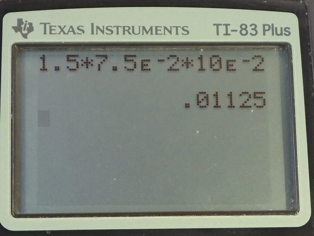 Calculator screenshot