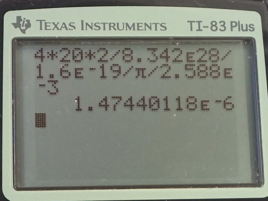 Calculator screenshot