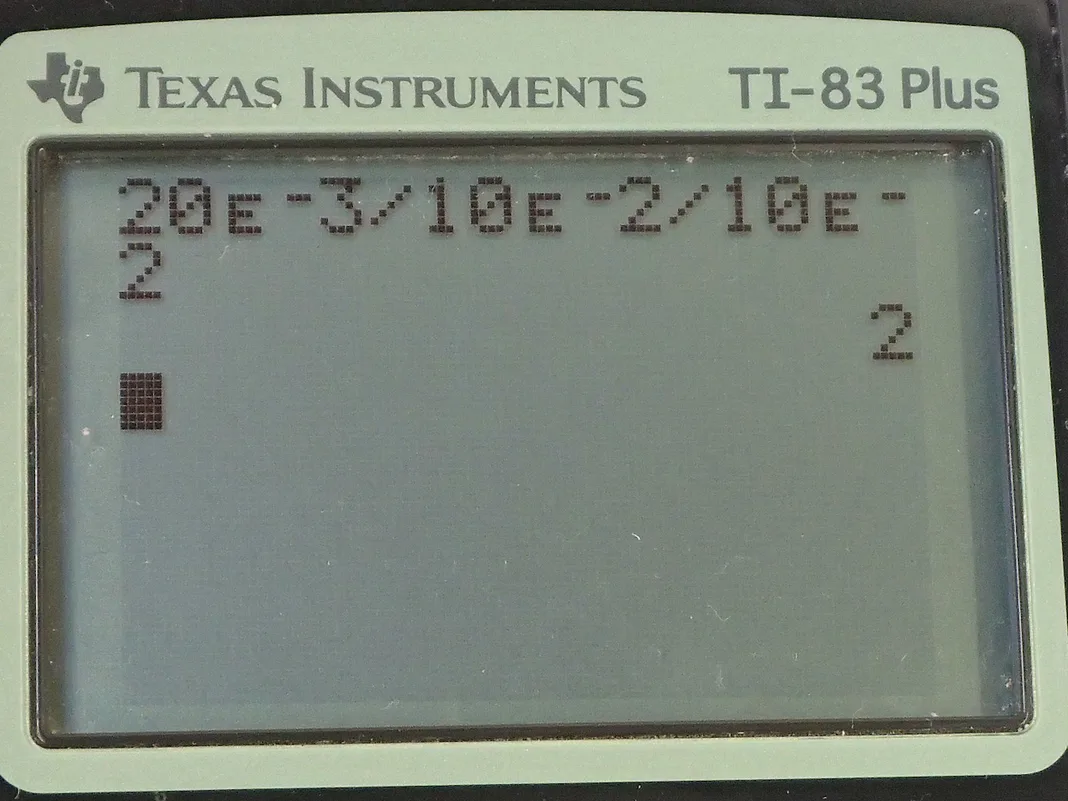 Calculator screenshot