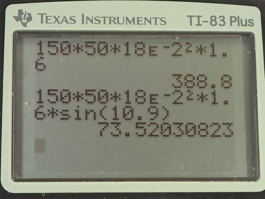 Calculator screenshot
