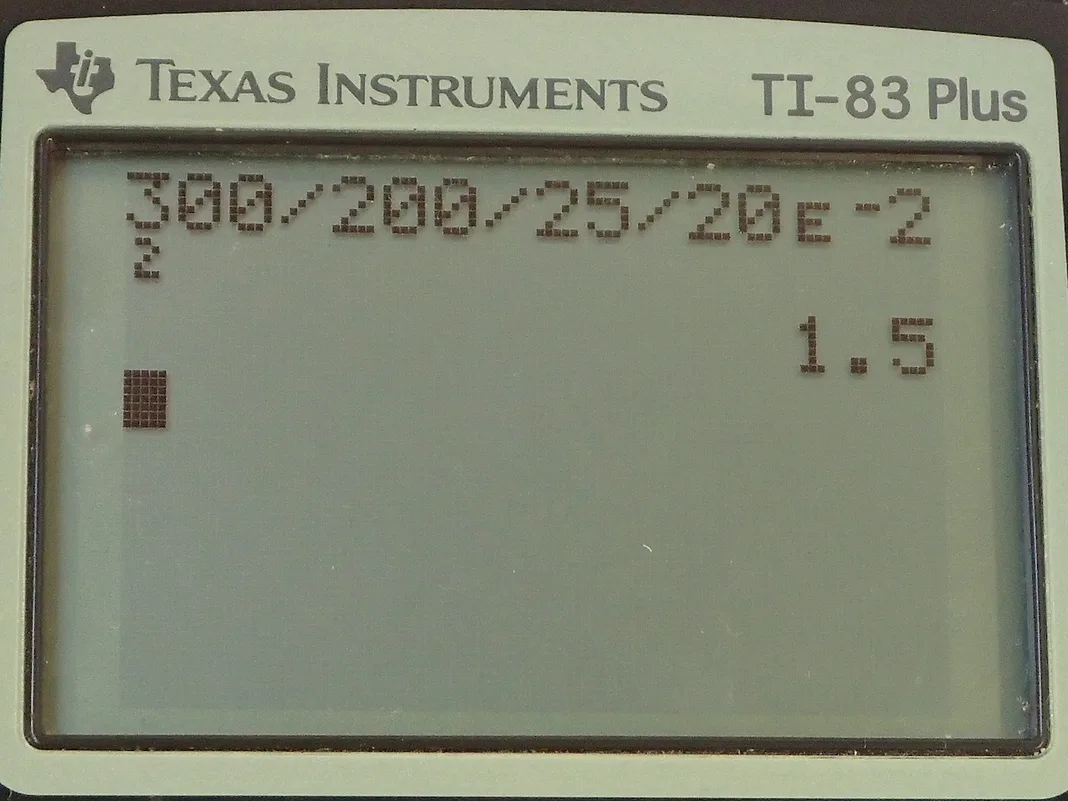 Calculator screenshot