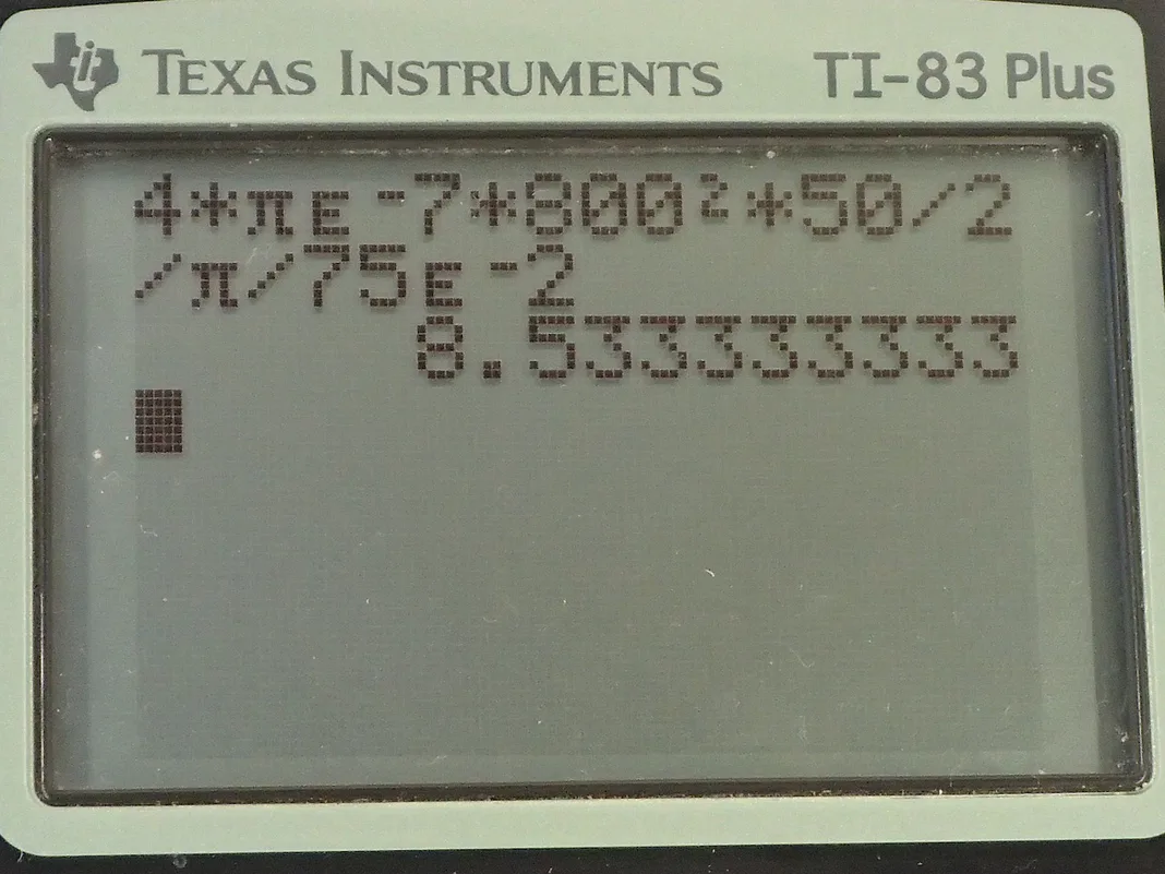 Calculator screenshot
