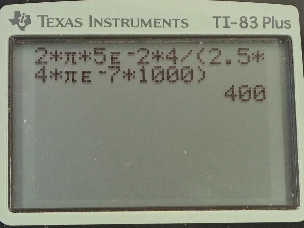 Calculator screenshot