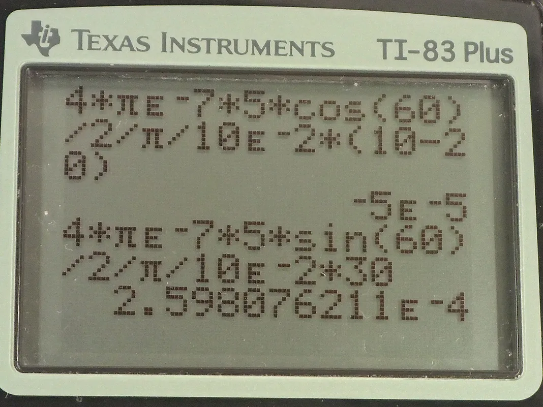 Calculator screenshot