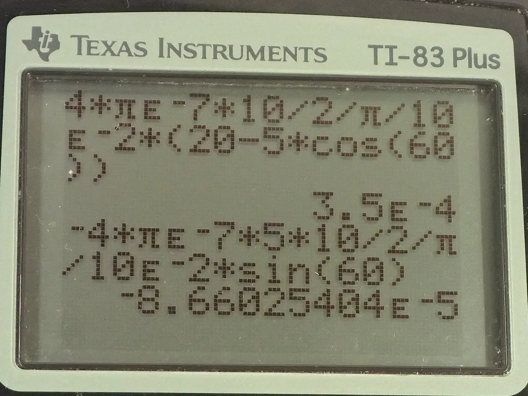 Calculator screenshot