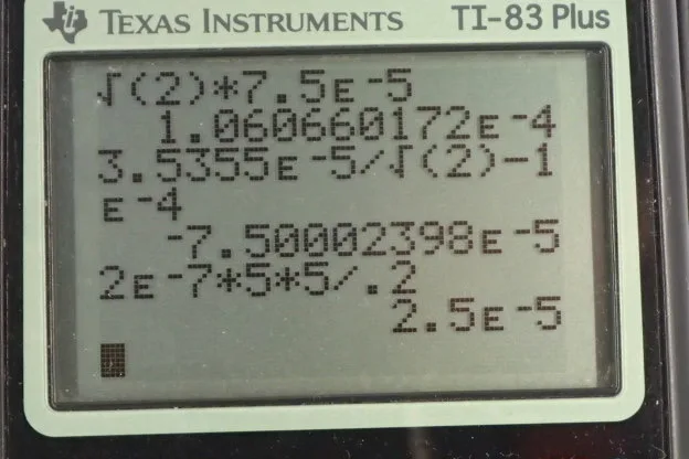 Calculator screenshot
