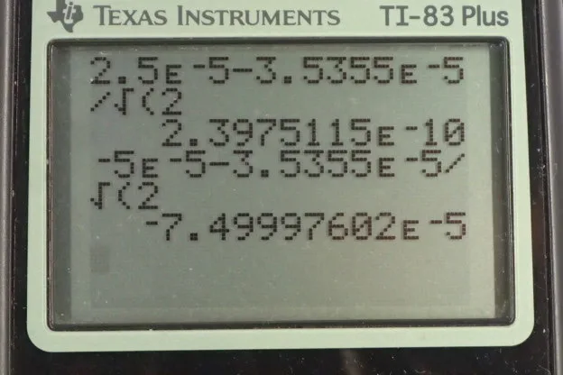 Calculator screenshot