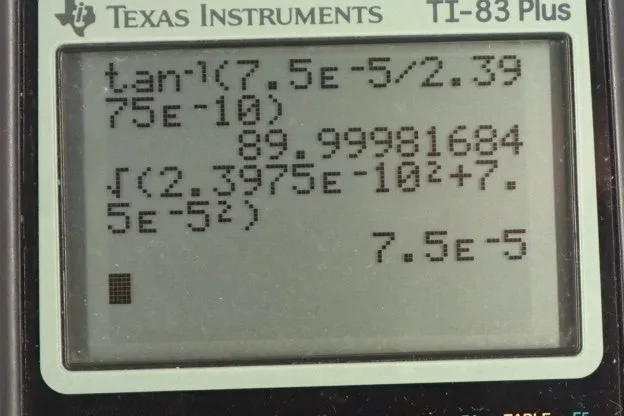 Calculator screenshot