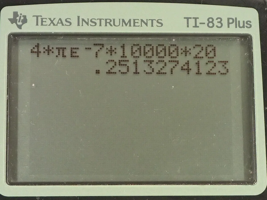 Calculator screenshot