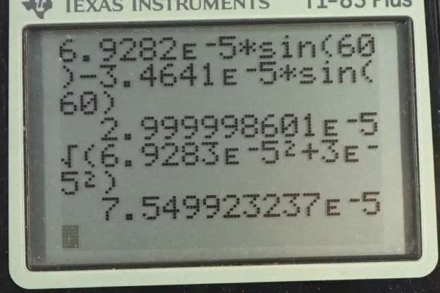 Calculator screenshot