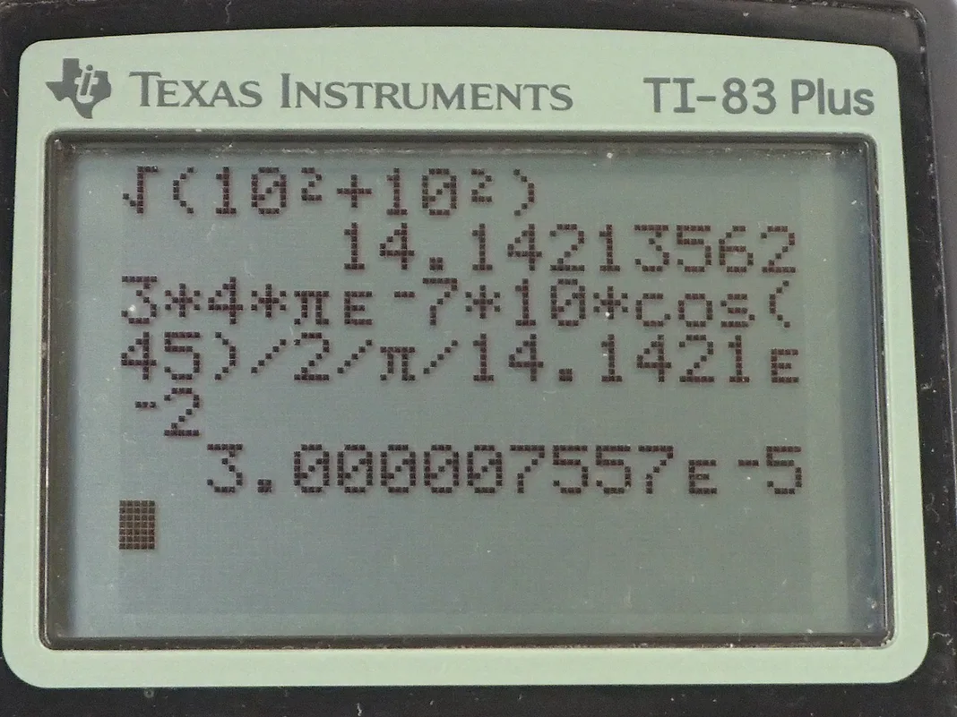 Calculator screenshot