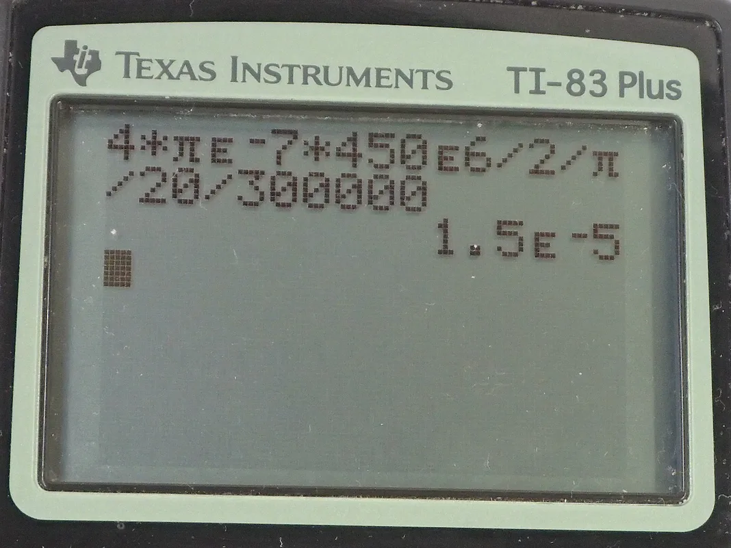 Calculator screenshot