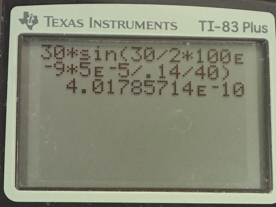 Calculator screenshot