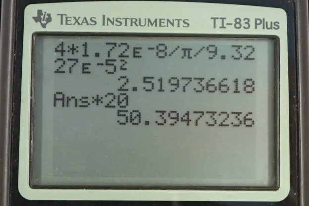 Calculator screenshot
