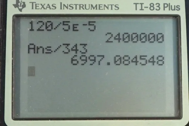 Calculator screenshot
