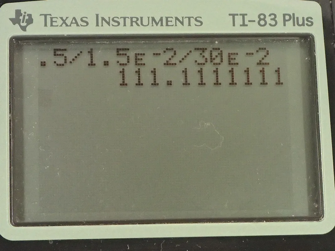 Calculator screenshot