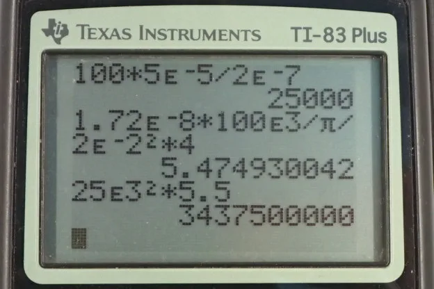 Calculator screenshot