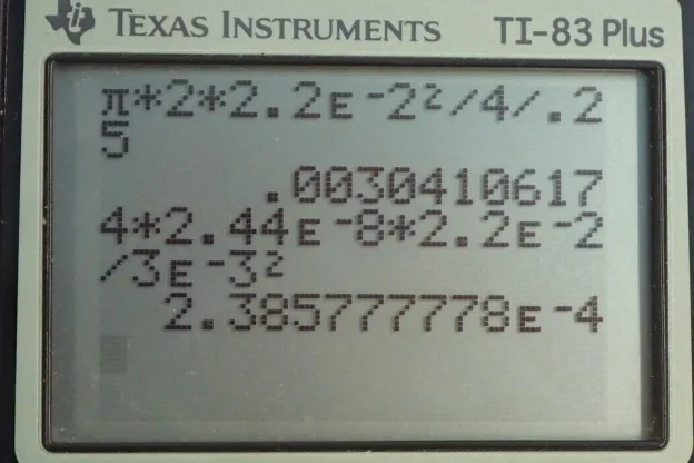 Calculator screenshot