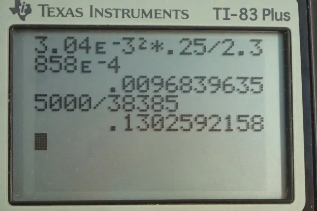 Calculator screenshot