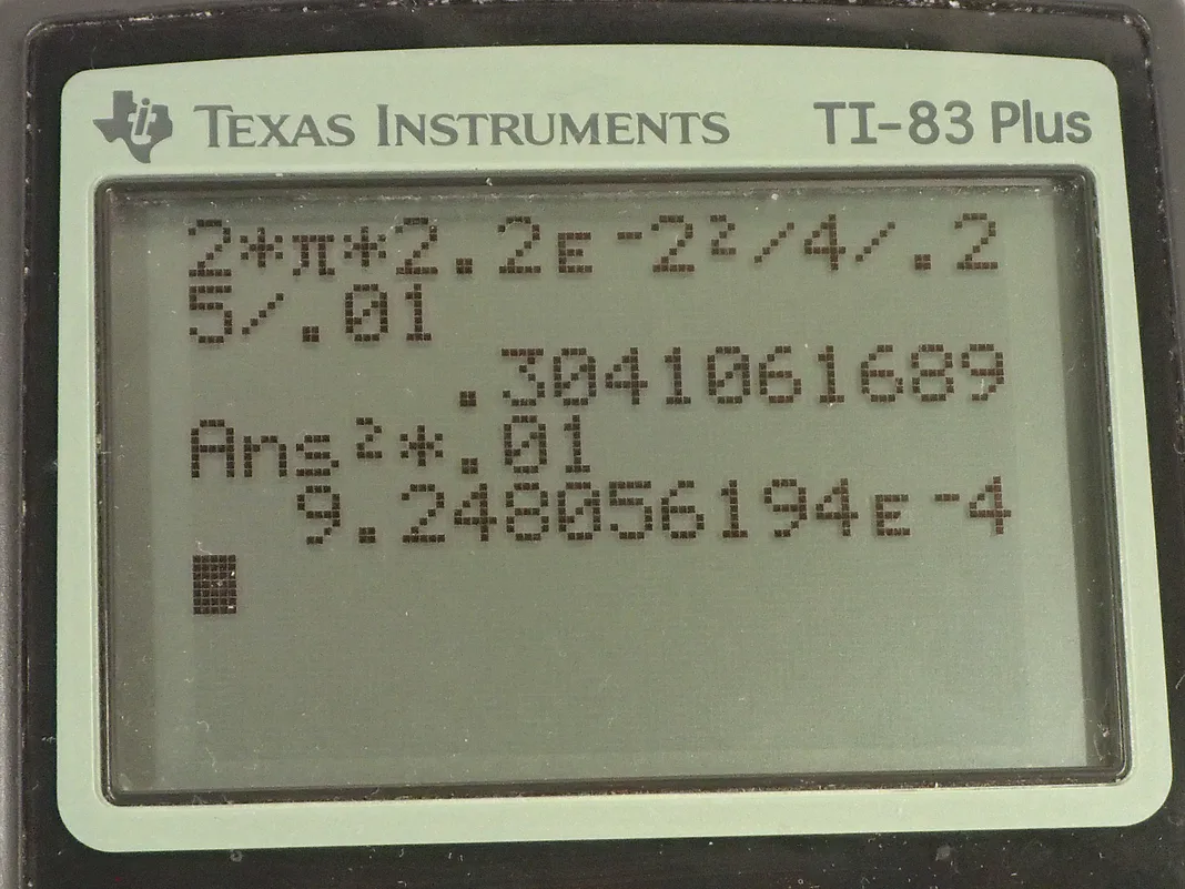 Calculator screenshot
