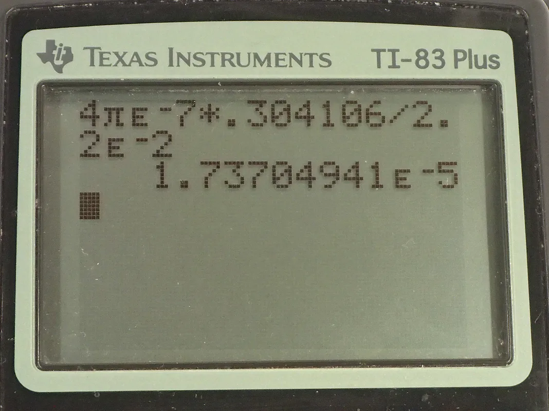 Calculator screenshot
