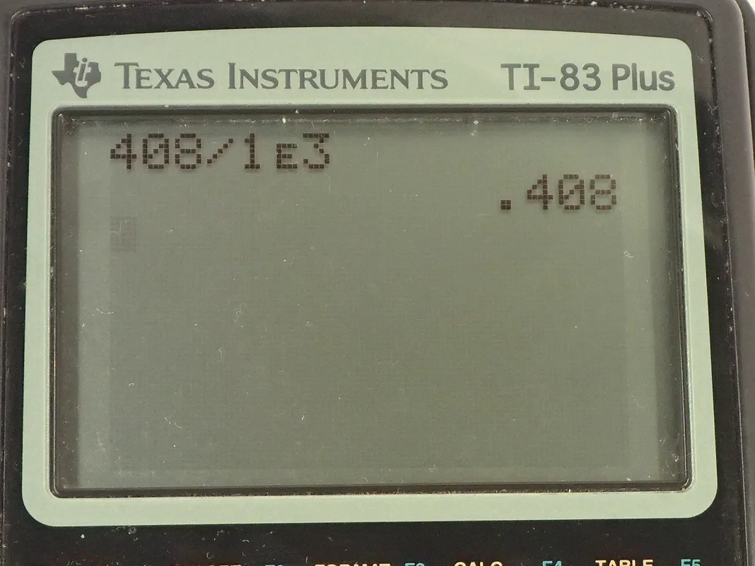 Calculator screenshot