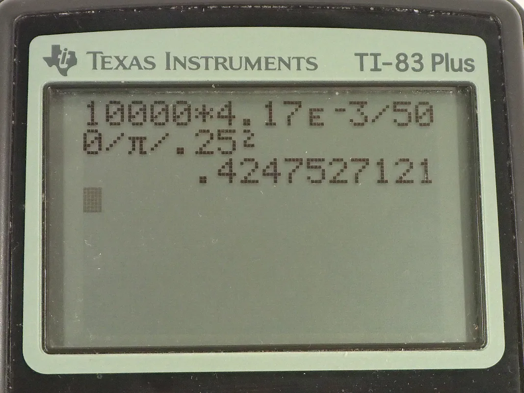 Calculator screenshot