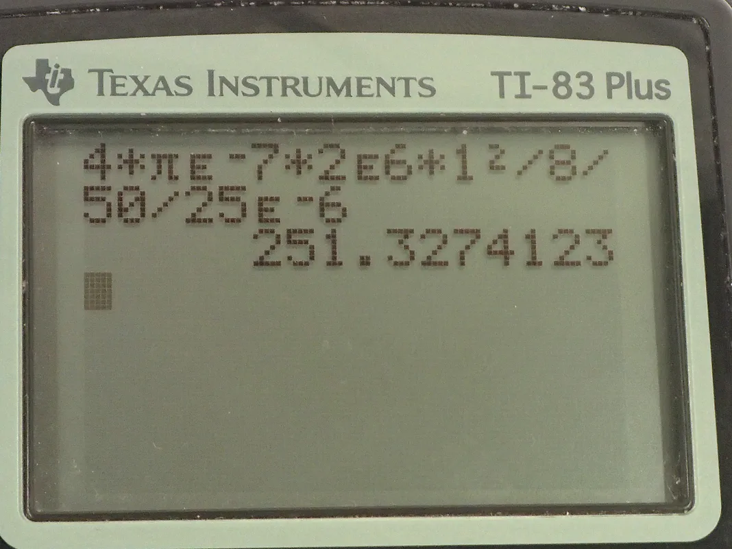 Calculator screenshot