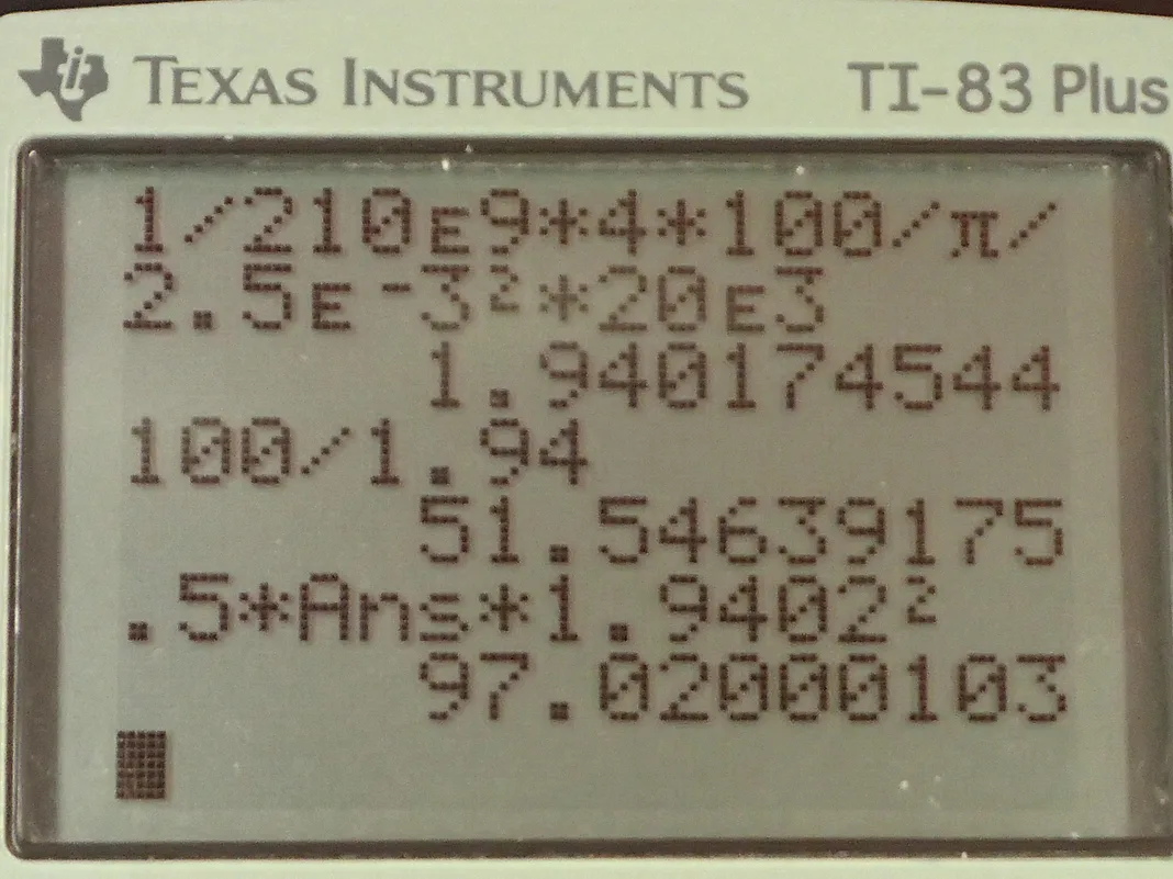 Calculator screenshot