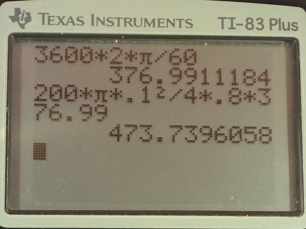 Calculator screenshot